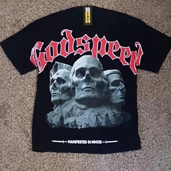 Godspeed Black Graphic Tee with Red Accents - Picture 2 of 4